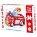 Feuerwehrwagen Riesen Bodenpuzzle 12-teilig Bild 1