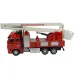 Feuerwehrwagen: Schwungrad-Kran-Feuerwehrfahrzeug mit Licht und Ton 20cm Bild 2