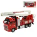 Feuerwehrwagen: Schwungrad-Kran-Feuerwehrfahrzeug mit Licht und Ton 20cm Bild 1