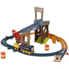 Fisher-Price: Thomas und seine Freunde Diesel Lift & Load Bau-Bahnset mit motorisiertem Zug - Mattel Bild 2