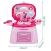 Frisiertisch-Set in tragbarem Hocker 32x23x35,5cm Bild 2