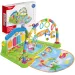Fröhliche Tiere grüner Spielteppich mit Baby-Klavier 64x78cm Bild 1