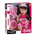 Fütterbare Puppe in rosa Kleidung mit Töpfchen und Zubehör, mit Sound