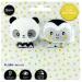 GaGaGu: Doppelte Rassel-Set - Affe und Panda