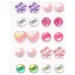 Luna: Glammy Gloss glitzernder Nagellack Geschenkeset mit Haarschmuck und Nageldekorationen 17 Stück Bild 2
