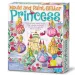 Glänzende Prinzessin Gips Kühlschrankmagnet Bastelspiel Bild 1