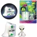 Glow'N Fun Slime Alien: Leuchtender Slime in einem Ölfass mit Alien-Figur Bild 2