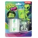 Glow'N Fun Slime Alien: Leuchtender Slime in einem Ölfass mit Alien-Figur Bild 1