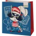 Grüne Gras Skateboard-Hase gemustertes mittelgroßes Geschenktasche 18x10x23cm