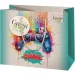 Grüner Gras Gamer gemusterte Premium Geschenktasche mittelgroß 18x10x23cm
