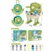 Grünes 2-in-1-Eisstand-Set im Rollkoffer