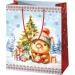 Hamster Weihnachten normale Größe Geschenktasche 11x6x14cm