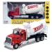 Heavy Duty Truck: Rückziehbares Metall-Betonmischer-LKW-Modell mit öffnenden Türen und drehbarer Trommel 1/36 Bild 1