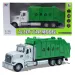 Heavy Duty Truck: Schwerlast-LKW-Modell mit Rückziehmotor, Metall, selektiver Müllsammler, mit öffnenden Türen und Mülltonne, Maßstab 1/36 Bild 1