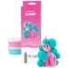 Hey Clay: Flauschige pinke Einhornfigur Knetset Bild 1