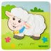 Holzpuzzle mit 5 Schafen - Woodyland Bild 1