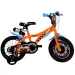 Hot Wheels 16” Kinderfahrrad mit Flaschenhalter und Stützrädern in orange-schwarz – Dino Bikes Fahrrad Bild 1