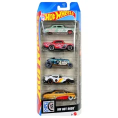Hot Wheels: Hot Rods 5er Set Kleinwagen 1/64 - Mattel