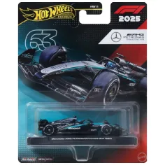 Hot Wheels Premium: Mercedes-AMG Petronas Formel 1 Team Nr.:63 Spielzeugauto 1/64 - Mattel