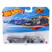 Hot Wheels: Semi Twin Mill grauer Transporter 1/64 – Mattel