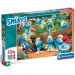 Hupikéke Smurfs Waldspaß 104-teiliges Supercolor Puzzle - Clementoni Bild 1