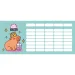 ICO: Lizzysuli Lollipop Capybara Muster einseitiger, doppelseitiger Stundenplan