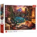 Katze im Kirschblütengarten 1000 Teile Puzzle - Trefl