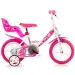 Herzchen Kinderfahrrad in Größe 12 - Dino Bikes Fahrrad