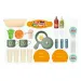 Küchenspielset in klappbarem Koffer, 25-teiliges Set Bild 2