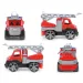 LENA: Truxx 2 rotes Feuerwehrauto mit Leiter 29cm Bild 3