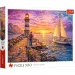 Leuchtturm bei Sonnenuntergang 500-teiliges Puzzle - Trefl Bild 1