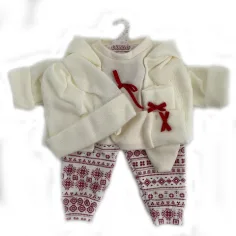 Llorens: Puppenkleidung-Set mit Bären- und Hasenhose für 43 cm große Puppen Bild 1