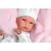 Llorens: Bimba 35 cm große Puppe mit rosa Hasenschlafsack Bild 3