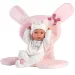Llorens: Bimba 35 cm große Puppe mit rosa Hasenschlafsack Bild 1