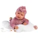 Llorens: Mimi Llorana 42cm Puppe mit Sound, mit Bärenoverall und Kissen Bild 2