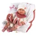 Llorens: Mimi neugeborenes 40cm weinendes Mädchenpuppe mit Bett Bild 1