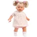 Llorens: Roberta 33 cm große weinende Puppe mit Schnuller im geblümten Kleid Bild 1