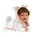 Llorens: Tala Sonrisas 44cm Neugeborenes Baby mit Geräusch in Giraffenkleidung Bild 5