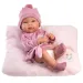 Llorens: Tina 43 cm große Neugeborenenpuppe mit Kissen und rosa Mütze Bild 2
