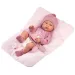 Llorens: Tina 43 cm große Neugeborenenpuppe mit Kissen und rosa Mütze Bild 1