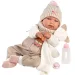 Llorens: Tina 44 cm große Neugeborenenpuppe mit Geräuschfunktion im Fuchs-Outfit Bild 3