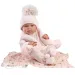 Llorens: Tina Neugeborenes Baby im rosa Set mit Babydecke und Schnuller 43cm Bild 3