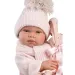 Llorens: Tina Neugeborenes Baby im rosa Set mit Babydecke und Schnuller 43cm Bild 4