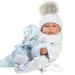 Llorens: Tino 43 cm großer neugeborener Junge mit blauer Babydecke, Schnuller und 3 verschiedenen Kleidungsstücken Bild 1