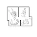 Luna: Frozen Malbuch mit Stickern und 6 Filzstiften