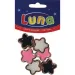 Luna: Kunststoff-Stern, 6er-Set, 20 mm