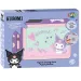 Luna: Kuromi magnetische Zeichentafel mit 3 Stempeln und abwischbarer Zeichenfläche Bild 1