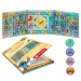 Luna: Disney Stitch magnetisches, faltbares Brettspiel mit Spielfiguren