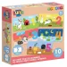 Luna: Mein erstes Puzzle – Spielerisches Zählen von 1 bis 10, 10x2 Stück Paarentwicklungs-Puzzle