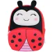 Luna: Must Kindergartens-Plüschrucksack mit Marienkäfer-Motiv 27x10x24 cm
